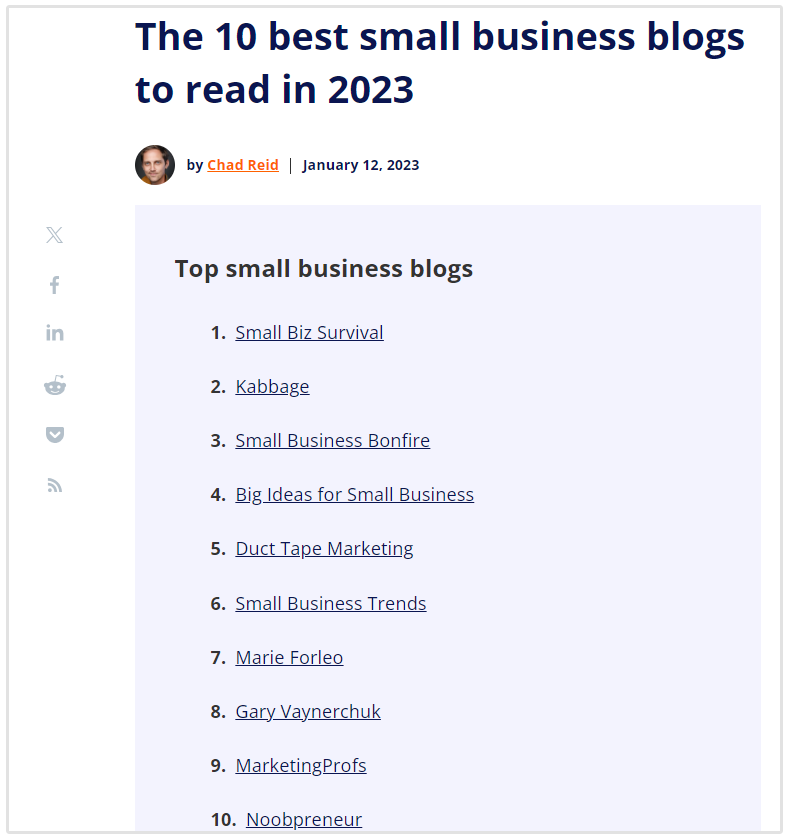 blogs de negocios para leer
